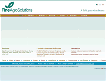 Tablet Screenshot of fineagrosolutions.com